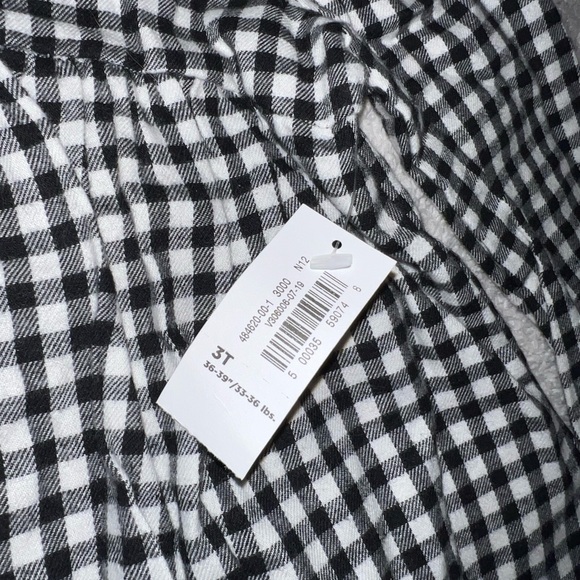 Old Navy Black and White Plaid Blouse - Picture 7 of 8